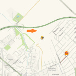 Čiastočné obmedzenia majú byť zajtra od 8. hodiny za Štrkmi smerom k automobilke. | Foto: Waze, redakcia