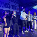 Súťažná pätica mala za úlohu ukázať svoje najlepšie tanečné pohyby | Foto: MM, red.