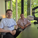 Daniš a Rajnicová v štúdiu Trnavského rádia | Foto: Trnavské rádio