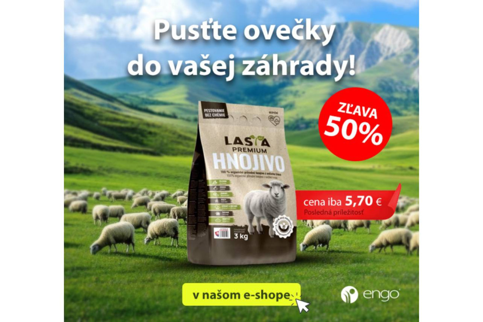 Univerzálne hnojivo určené na hnojenie pred výsadbou I Zdroj: ENGO 