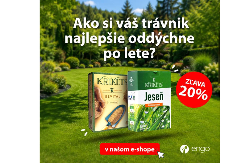 Vráťte trávniku vitalitu rýchlo a bez zbytočnej námahy vďaka osvedčenej kombinácii iba 2 produktov I Zdroj: ENGO 