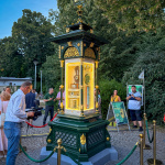 Odhalený ikonický Meteorologický stĺp v Piešťanoch. | Foto: Dušan Vančo, Trnavské rádio