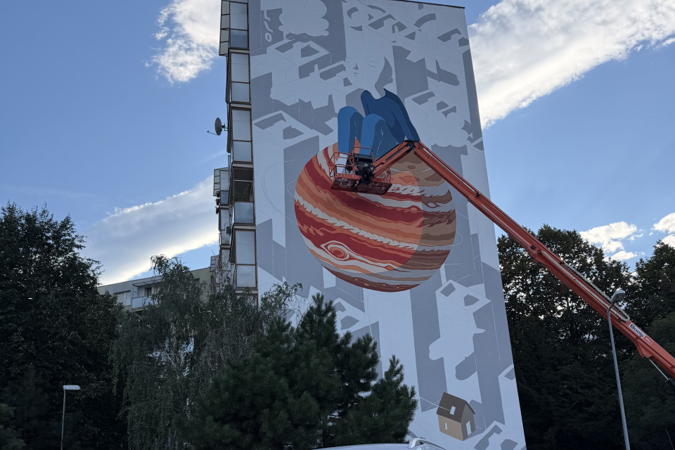 Nový mural na Hospodárskej v Trnave. | Foto: red. / Trnavské rádio