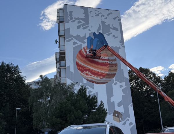 Nový mural na Hospodárskej v Trnave. | Foto: red. / Trnavské rádio