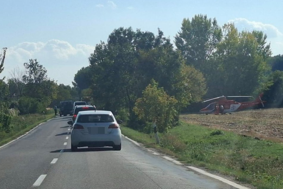 Úsekom sa prechádzalo len v jednom pruhu. | Foto: László Vida, Nagyszombati Kerület Útinform