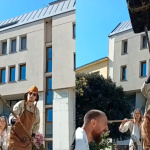 Žartovanie choduliarov všetkých na mieste rozosmialo. | Foto: Peter Krásny, Trnava