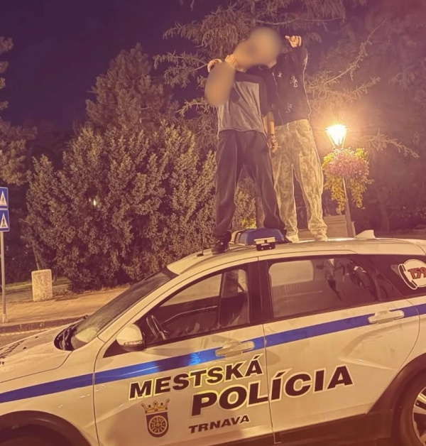 Vandalizmus nebude políciou tolerovaný.  | Foto: Mestská polícia Trnava