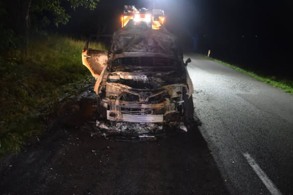 Požiar sa podarilo uhasiť. | Foto: Hasičský a záchranný zbor - Trnavský kraj