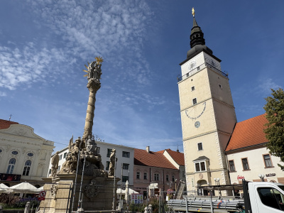 Súsošie Najsvätejšej Trojice v Trnave sa už ukazuje v novom šate. | Foto: Michaela Martišíková