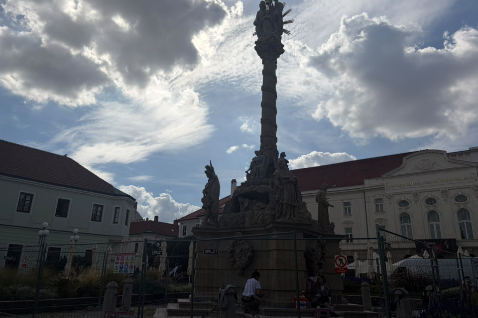 Po odstránení lešenia sa budú ešte reštaurovať schody. | Foto: Alexandra Štofirová