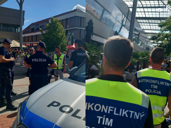 Policajné nasadenie na futbale. | Foto: PZSR