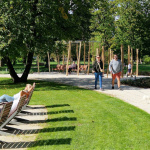 Otváranie centrálnej lúky bolo aj s piknikom či cvičením. | Foto: Piešťany
