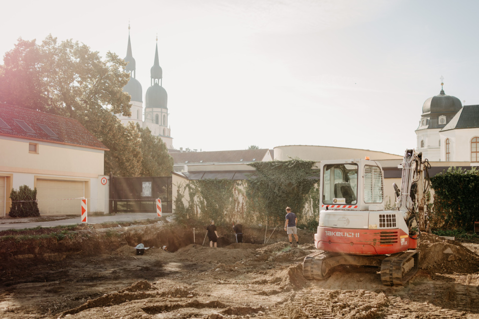 Archeologické práce v Trnave | Zdroj: TRUNI