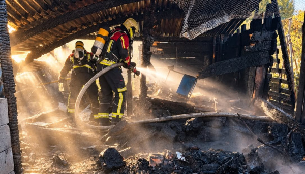 K zraneniam našťastie nedošlo. | Foto: Hasiči Jaslovské Bohunice