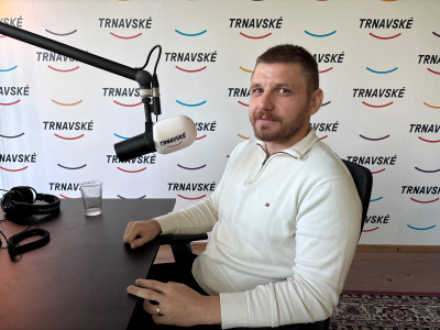 Miroslav Bajer v štúdiu Trnavského rádia | Foto: Zuzana Benková, Trnavské rádio