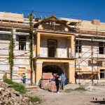 Brigáda na kaštieli v Sokolovciach | Zdroj: Obec Sokolovce