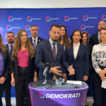 Fotografia z tlačovej konferencie | Zdroj: ľ Marek Polonec - Demokrati