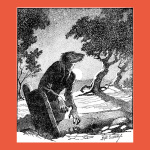 Vlkodlak má v každom folklóre inú podobu | ilustr.obr.: Mont Sudbury - The Werewolf Howls (1941)