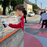 Maľovanie pred školou v Trnave | Zdroj: Mesto Trnava