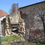 Súčasný stav hradieb pri Koppelovej vile l Foto: Mesto Trnava