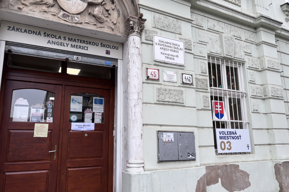 Volebná miestnosť č. 3 v Trnave | Foto: Zuzana Benková, Trnavské rádio