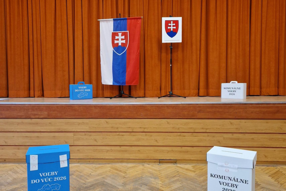 Volebná miestnosť v Horných Orešanoch | Zdroj: Horné Orešany