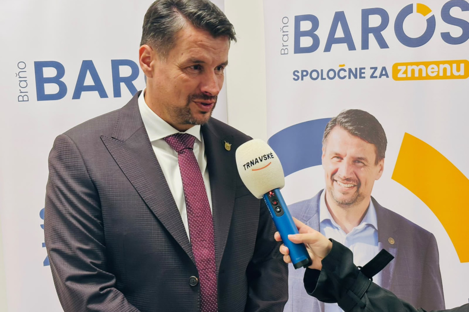 Branislav Baroš zo svojej centrály I Zdroj: redakcia