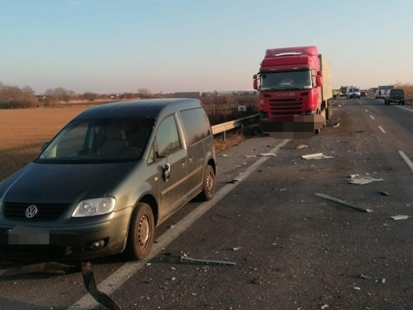 Nehoda na obchvate. l Foto: FB Polícia Trnavský kraj
