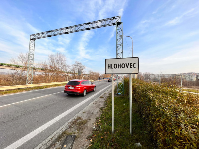 Cesta na most v Hlohovci. | Foto: redakcia