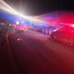 Nehoda pri ČS Benzina v smere na Boleráz. | Zdroj: Polícia