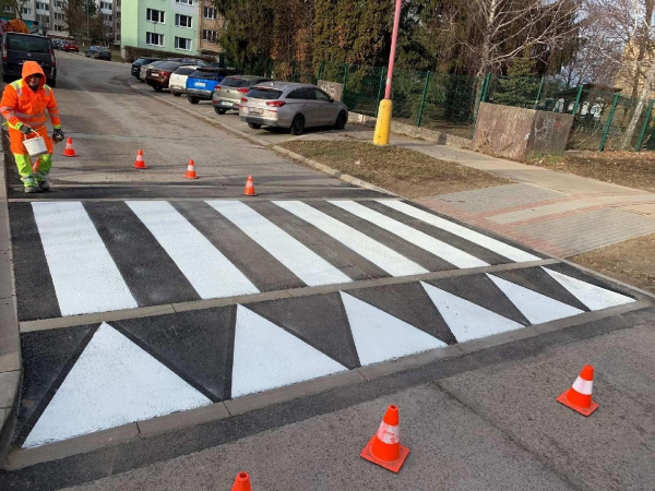 Spomaľovač na Linčianskej. | Foto: T. Vavrová