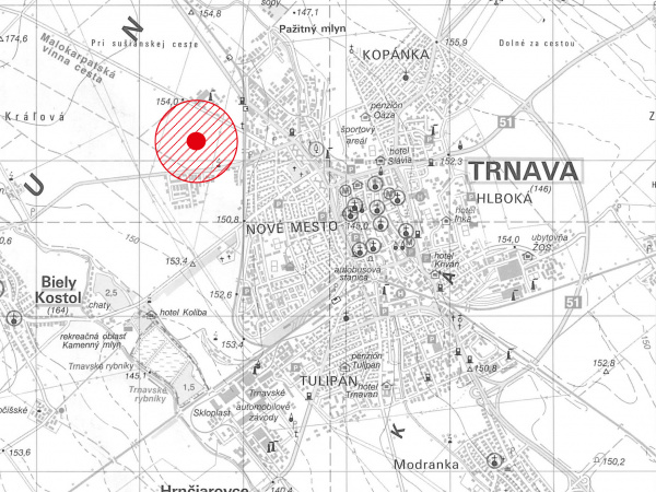 Lokalita pri Modranskej ceste. | Zdroj: Enviroportal