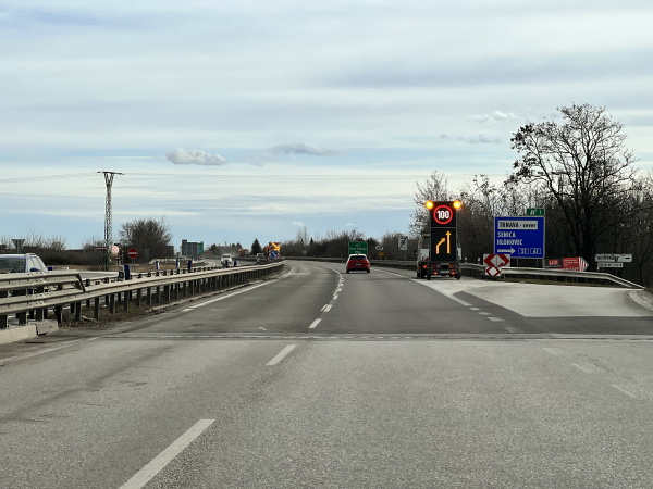 Obmedzenia na výjazde z Trnavy na R1