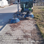Zametanie v Trnave. | Foto: Fb, Mestské služby mesta Trnava