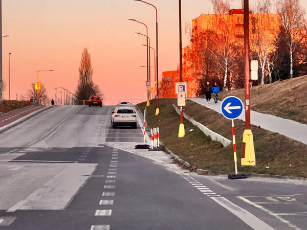 Pripravené dopravné značenie na Družbe. | Foto: red.