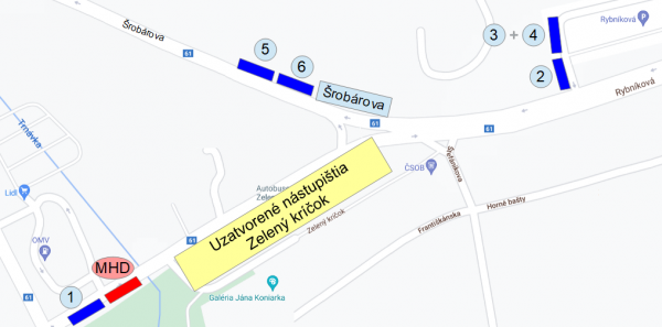 Nový plán nástupišť l Foto: ARRIVA