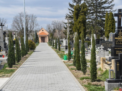 Takto teraz vyzerá cintorín. l Zdroj: Mesto Piešťany