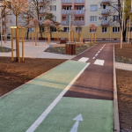 Na snímke vynovený vnútroblok na Hospodárskej. | Zdroj: trnava.sk