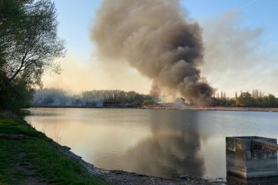 Požiar v Kamennom mlyne. | Zdroj: HaZZ Trnava