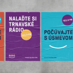 Ukážka identity Trnavského rádia, ktorú navrhol Adrián Juráček. | Zdroj: Trnavské rádio, AJ