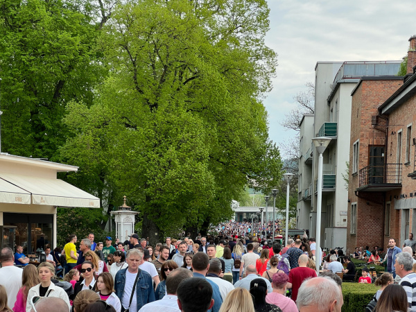 Centrum Piešťan po 15.00 hodine. | Foto: red.