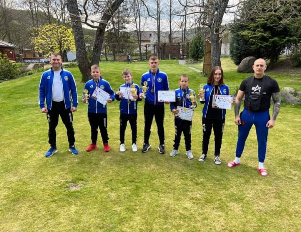 Úspešní boxeri z Hlohovca l Foto: Fb Mesto Hlohovec