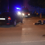 Nehoda motocyklistu v Trnave. l Zdroj: TS