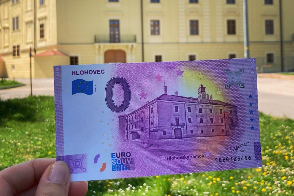 Nulová eurobankovka. l Zdroj: Mesto Hlohovec