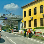 Práce pri ceste na križovatke Kollárova - Hospodárska v Trnave. | Foto: doprava@trnavskeradio.sk