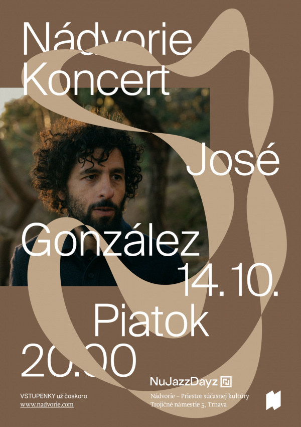 Vizuál koncertu José González. | Zdroj: Nádvorie