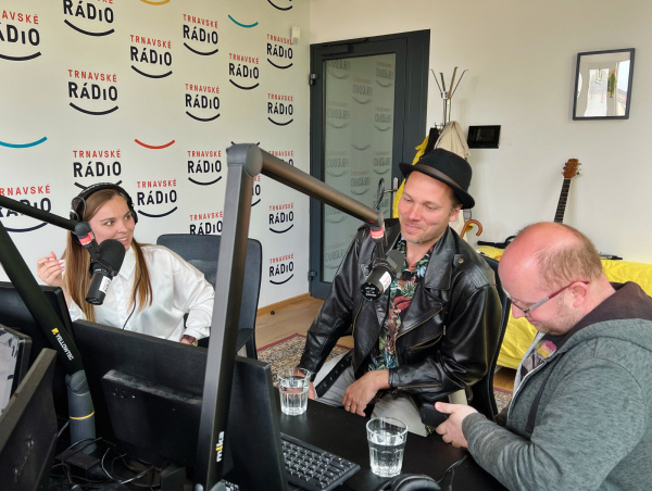 Michal Lipovský a Michal Štofej v Rannej šou. | Foto: Trnavské rádio