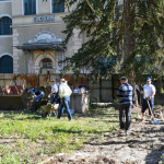 V Piešťanoch prebiehajú práce na fontáne pred Slovanom. l Zdroj: Mesto Piešťany