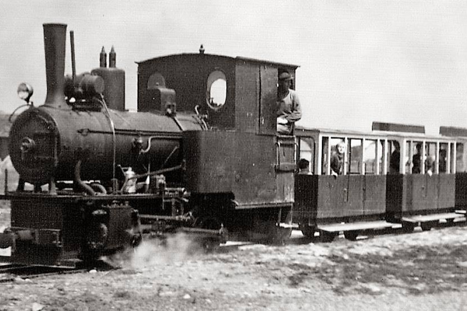 Vlak trnavskej pionierskej železnice. | Zdroj: Fb