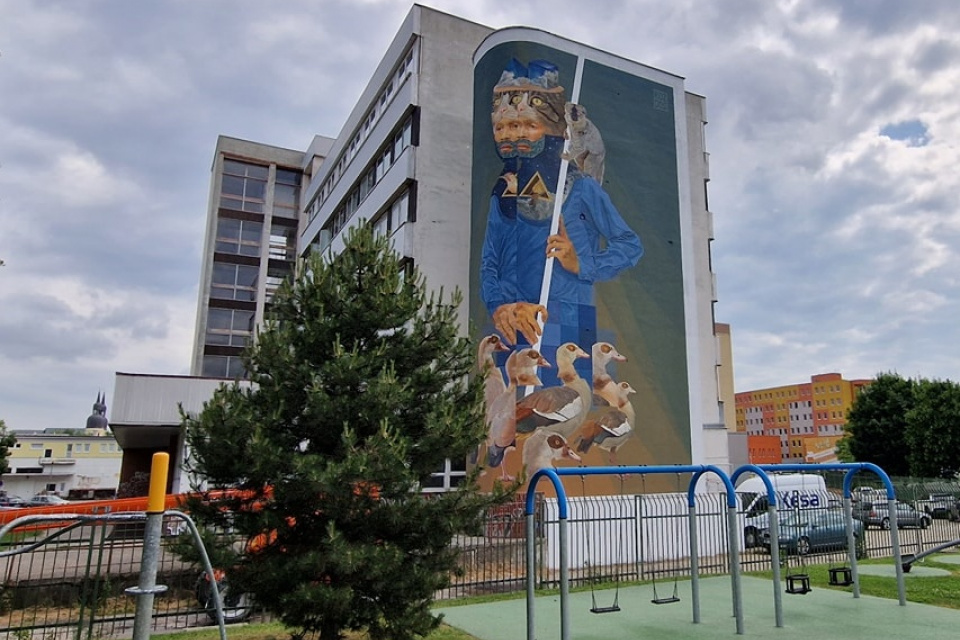 Dielo je súčasťou street art gallery. l Zdroj: FB PB